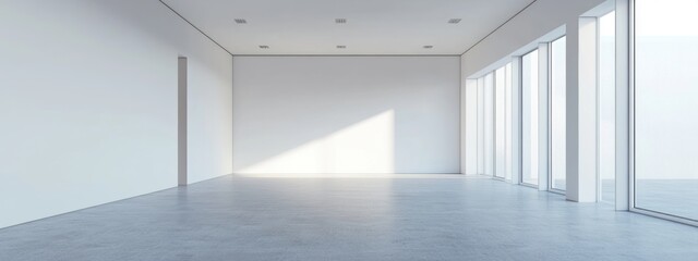 Modern Empty Room.