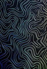 Dynamic Patterned Wallpaper with Bold Colors