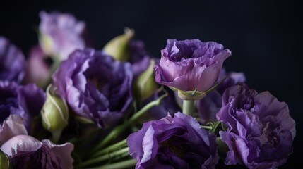 Elegant Purple Flowers in Bloom