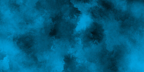 blue grunge watercolor patterned background with clouds, navy blue scratched grunge watercolor paper background, Beautiful stylist modern blue texture background with smoke.