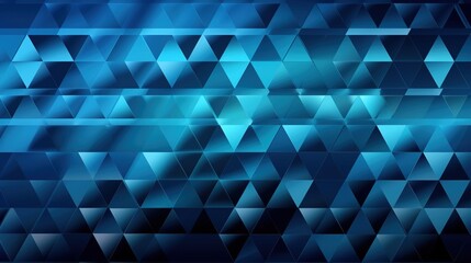 Obraz premium Blue Triangular Abstract Background Design