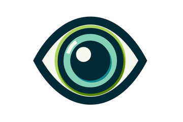 vision eye icon, eye logo 