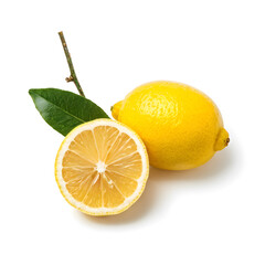 lemon isolated on white