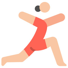 yoga flat icon