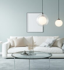 Modern Living Room Interior.