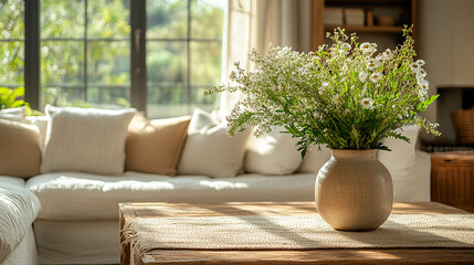 Obraz premium Flower, flower arrangement, art, scene, vase, beautiful, gorgeous, life, four seasons, spring, summer, autumn, winter, bedroom, living room, dining table, dining room, flower, bouquet, yellow, orange,