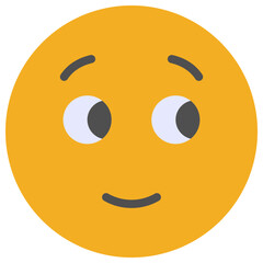 Fototapeta premium eyes flat icon