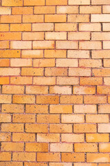 Obraz premium Brick wall with red brick,old vintage brick wall,Abstract of brick wall for background,Copy text space.