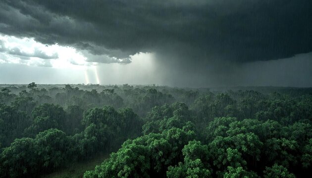 Hurricane Milton's Rainbands Over Florida