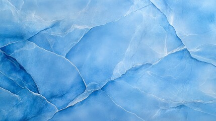 Mesmerizing ice crystal tapestry, serene blue backdrop of winter's delicate artistry