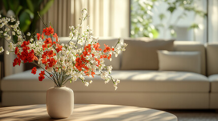 Flower, flower arrangement, art, scene, vase, beautiful, gorgeous, life, four seasons, spring, summer, autumn, winter, bedroom, living room, dining table, dining room, flower, bouquet, yellow, orange,