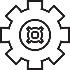 Cogwheel and Gear Symbol