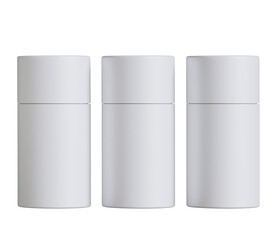 blank packaging isolated