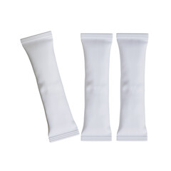 white plastic bag isolated