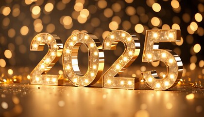 golden new year 2025