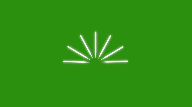 firecrackers for Anniversary, New Year, Holy Day, Celebrate, and Festival. Flat design, party firework vector illustrations on green screen background. burst, loopable animation on a black background