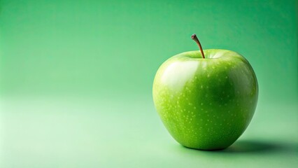 Green apple isolated on background, green apple, fruit, isolated,healthy, fresh, organic, natural, food, crisp, juicy, vibrant
