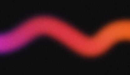 Abstract grainy gradient color flow, wave shaped backdrop design. Smooth pink purple orange colors noisy gradient, vibrant, grain, bright, shine, glowing colors, webpage header, poster, banner
