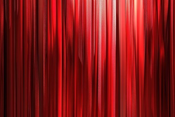 Red theater curtains with rich texture and lighting