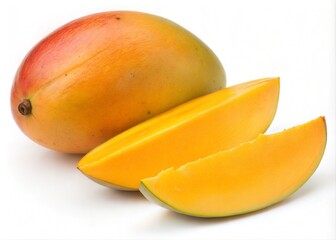 Sword Mango isolated on white background