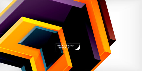 Technology dynamic arrow geometric background. Vector Illustration For Wallpaper, Banner, Background, Card, Book Illustration, landing page