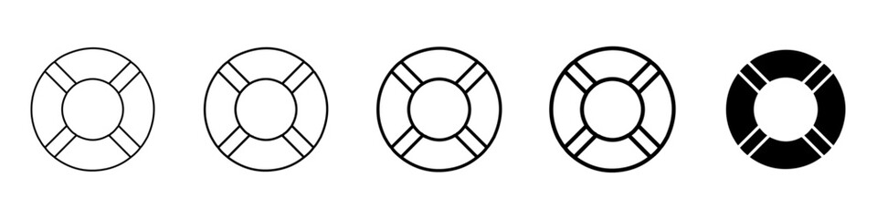 buoy icon Simple outline illustration