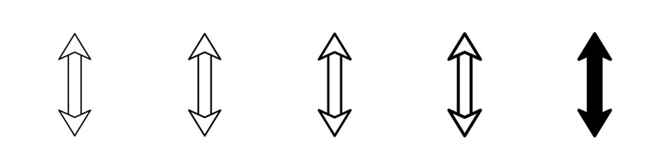direction icon Simple outline illustration
