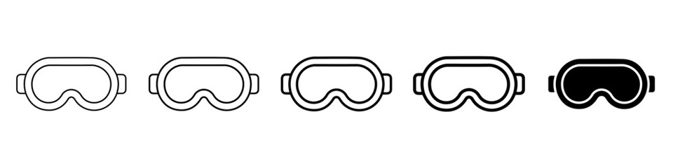 googles icon Simple outline illustration