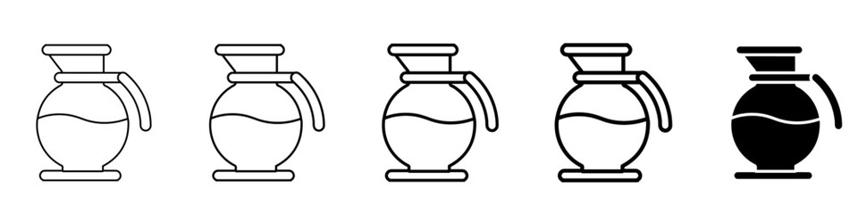 jug icon Simple outline illustration