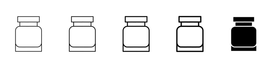 jar icon Simple outline illustration