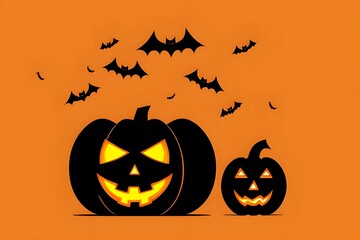 halloween pumpkin vector illustration