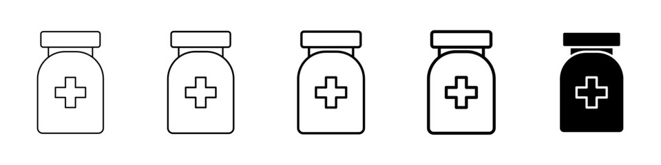 medicine icon Simple outline illustration