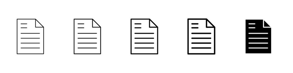 page icon Simple outline illustration