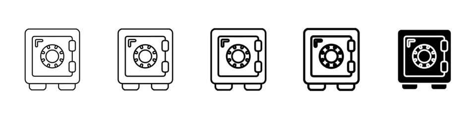 vault icon Simple outline illustration