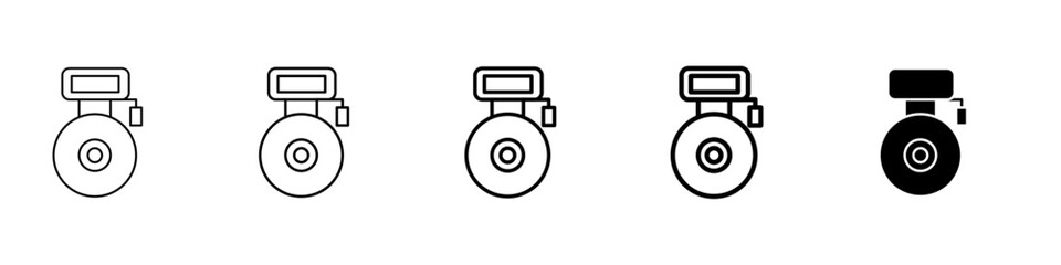 bell icon Simple outline illustration