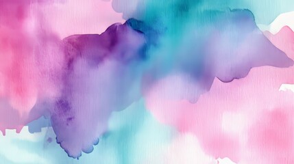 Abstract watercolor purple pink blue teal background colorful art background with space for design christmas valentine mothers day