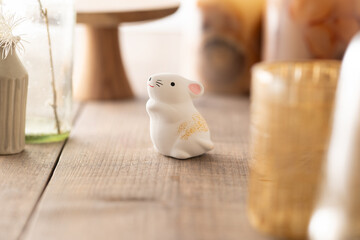 Year of the rat zodiac figure.
The Chinese/Japanese zodiac is a concept associated with the...