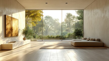 Fototapeta premium A contemporary window design with a sliding glass door, shown in a high-definition white background.