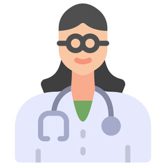 doctor flat icon