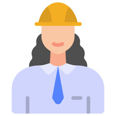 engineer flat icon