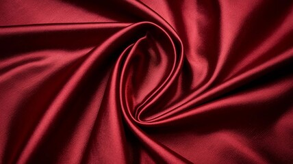 Obraz premium A photo of a shiny blue fabric texture against a silk background. The fabric has a smooth, shiny surface and is draped over a curved surface 