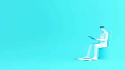 Obraz premium Doctor using mobile screen for patient information