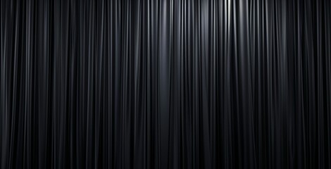 Obraz premium Black Drapery with Glimmering Light