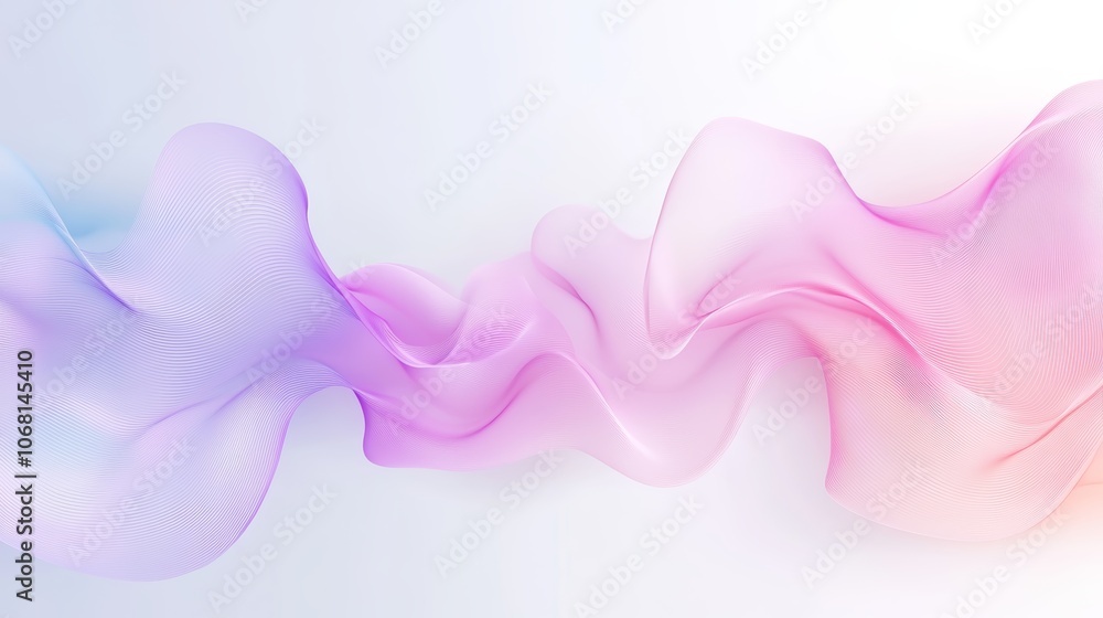 Poster abstract background with flowing wavy lines, a dynamic and mesmerizing visual design