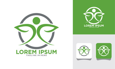 health logo icon set