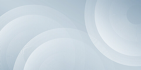 Abstract circle lines rendering of wavy patterns against gray background simple