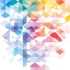 Fototapeta premium Enhance your designs with vibrant geometric patterns