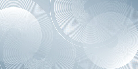Abstract circle lines rendering of wavy patterns against gray background simple art modern