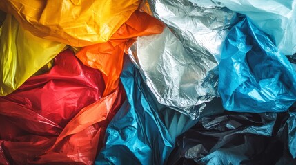 Abstract background plastic bag wihte vacuum cling foil wrinkle texture wall crumpled film foil overlay seal wrap polyethyene packaging frame material industry wrinkle template ecosystem environment