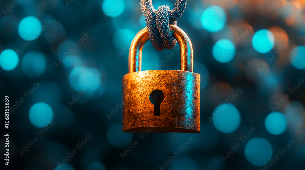 Poster unlocking security understanding the importance of padlocks in protecting your belongings and privac